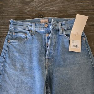 NWT MOTHER Denim The Tomcat Flood 25 Going Dutch Straight